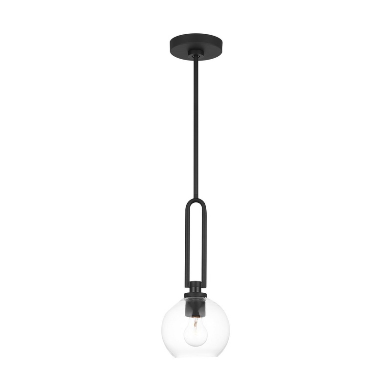 Visual Comfort Studio 6155701-112 Codyn One Light Pendant, Midnight Black