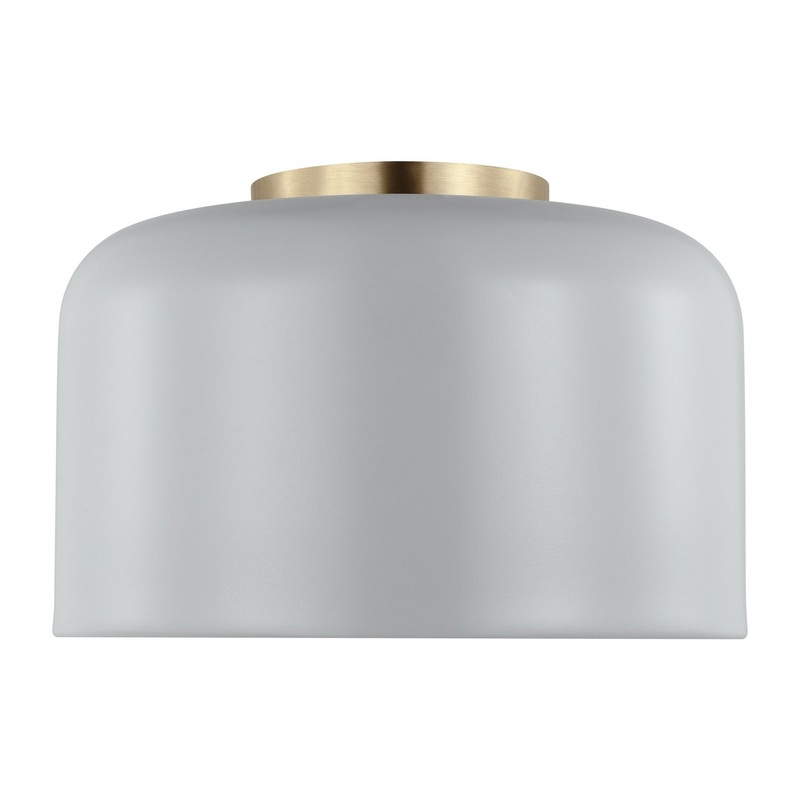 Visual Comfort Studio 7505401EN3-118 Malone LED Flush Mount, Matte Grey