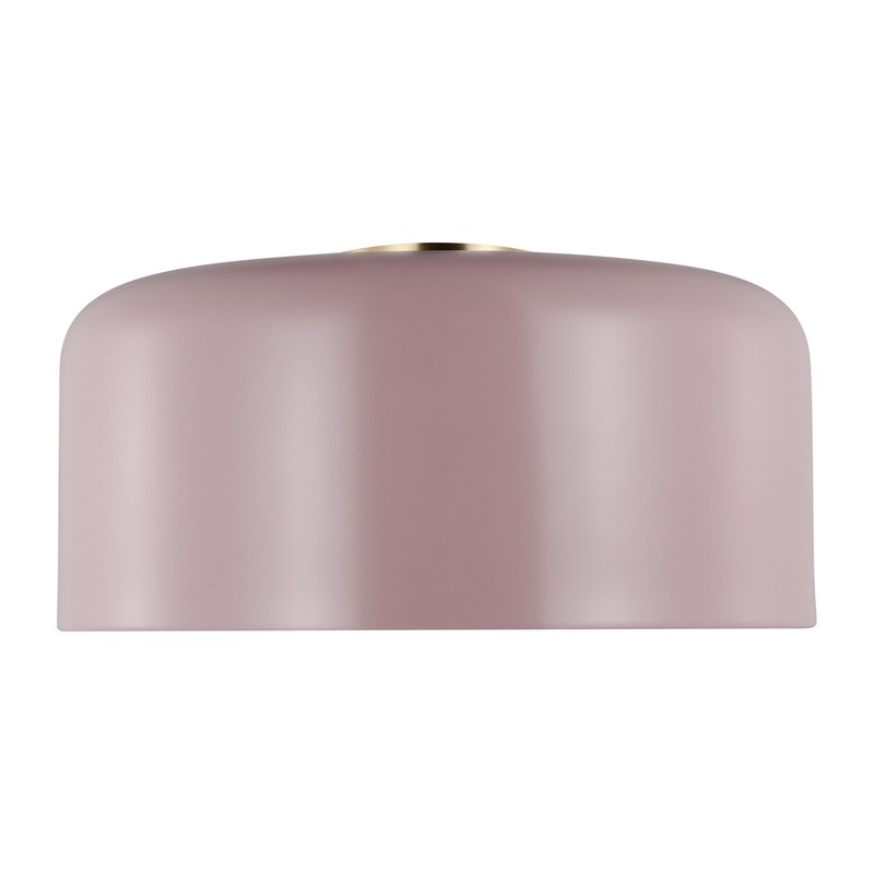 Visual Comfort Studio 7705401-136 Malone One Light Flush Mount, Rose