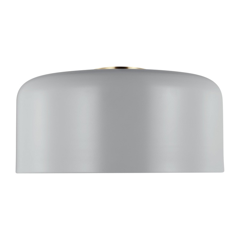 Visual Comfort Studio 7705401EN3-118 Malone LED Flush Mount, Matte Grey