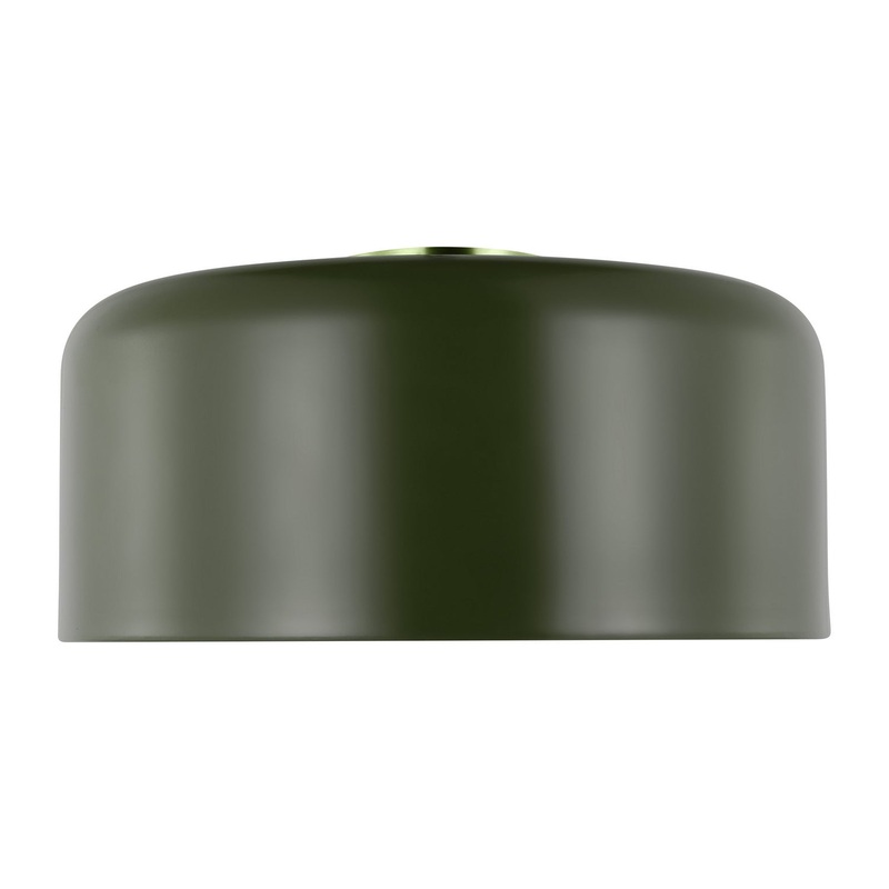 Visual Comfort Studio 7705401EN3-145 Malone LED Flush Mount, Olive