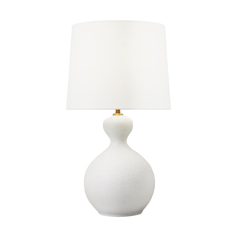 Visual Comfort Studio AET1061MRW1 Antonina One Light Table Lamp, Marion White (Discontinued)
