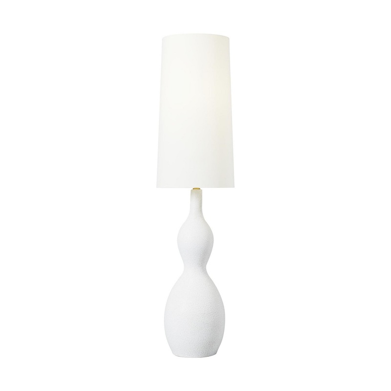 Visual Comfort Studio AET1081MRW1 Antonina One Light Floor Lamp, Marion White (Discontinued)