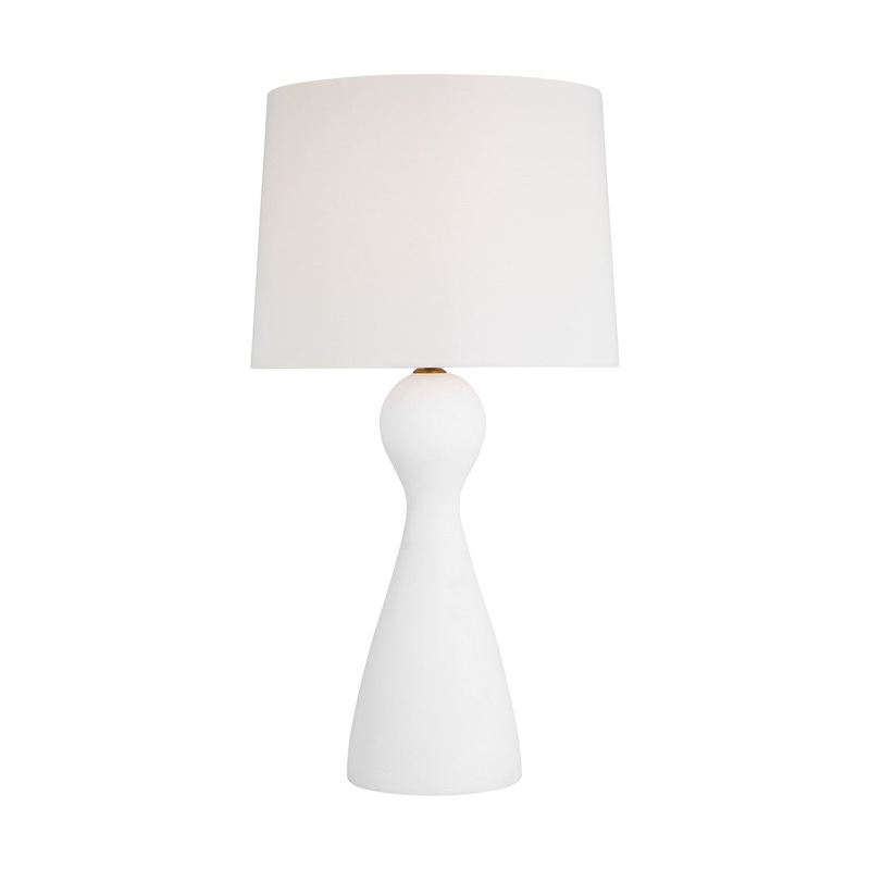 Visual Comfort Studio AET1091TXW1 Constance One Light Table Lamp, Textured White (Discontinued)