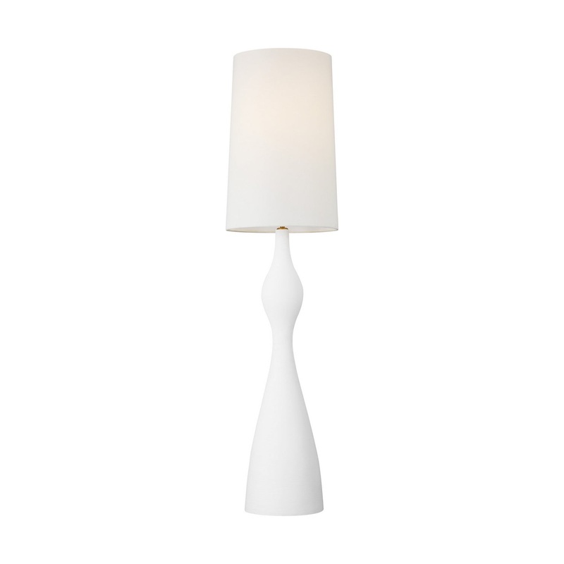 Visual Comfort Studio AET1101TXW1 Constance One Light Floor Lamp, Textured White (Discontinued)