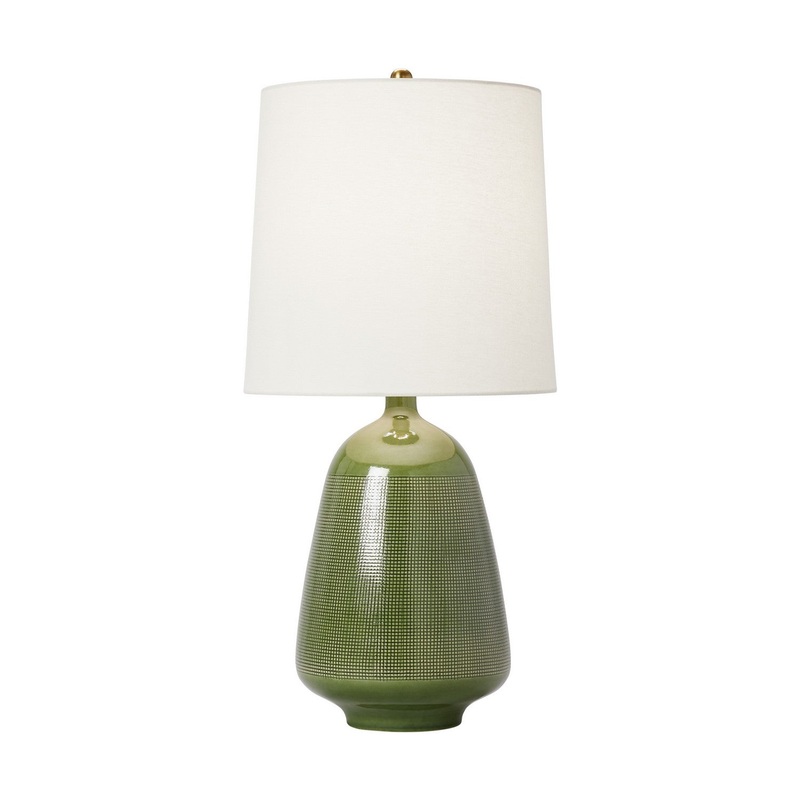Visual Comfort Studio AET1131GRN1 Ornella One Light Table Lamp, Green (Discontinued)