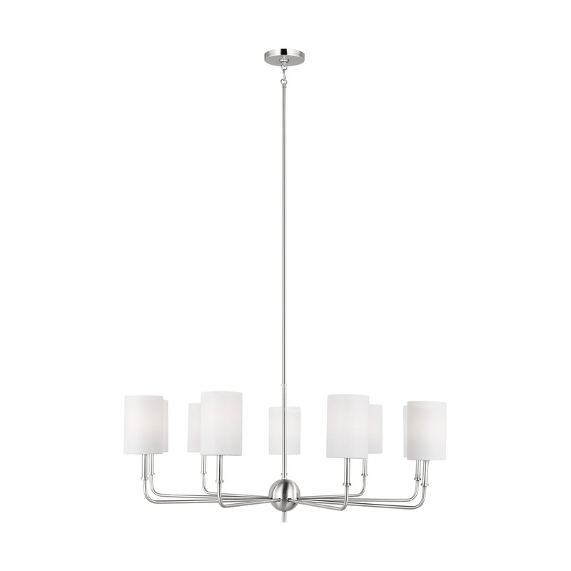 Visual Comfort Studio 3109309EN-962 Foxdale LED Chandelier, Brushed Nickel