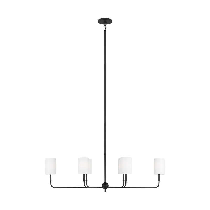 Visual Comfort Studio 3609306EN-112 Foxdale LED Chandelier, Midnight Black