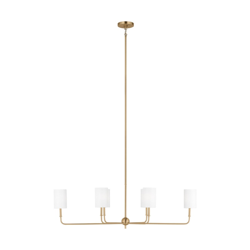 Visual Comfort Studio 3609306EN-848 Foxdale LED Chandelier, Satin Brass