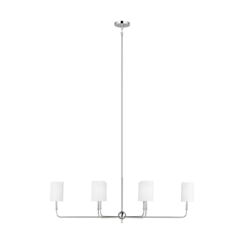 Visual Comfort Studio 3609306EN-962 Foxdale LED Chandelier, Brushed Nickel