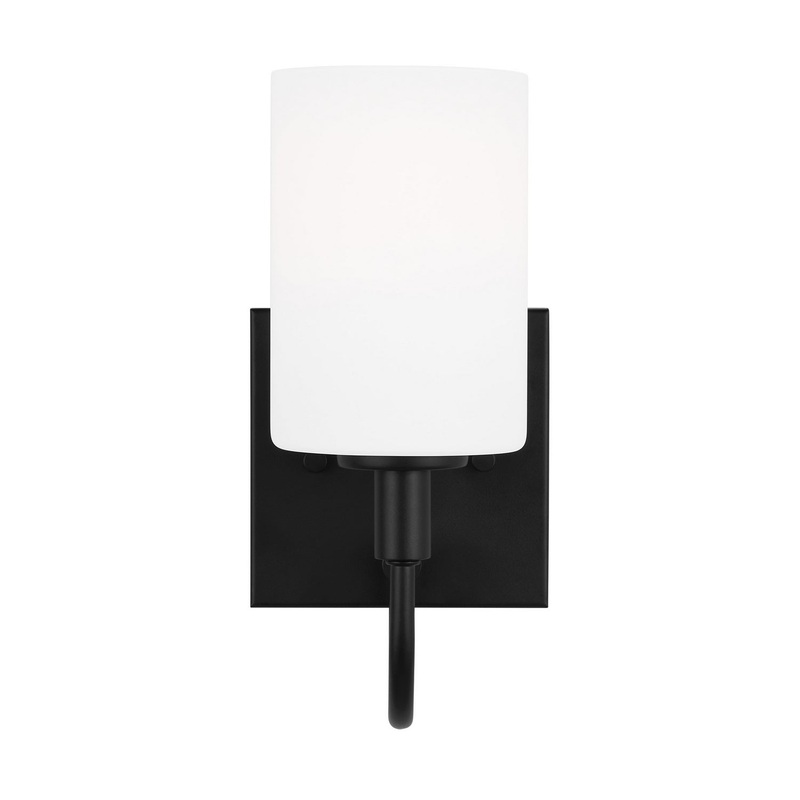 Visual Comfort Studio 4157101-112 Oak Moore One Light Bath Vanity, Midnight Black