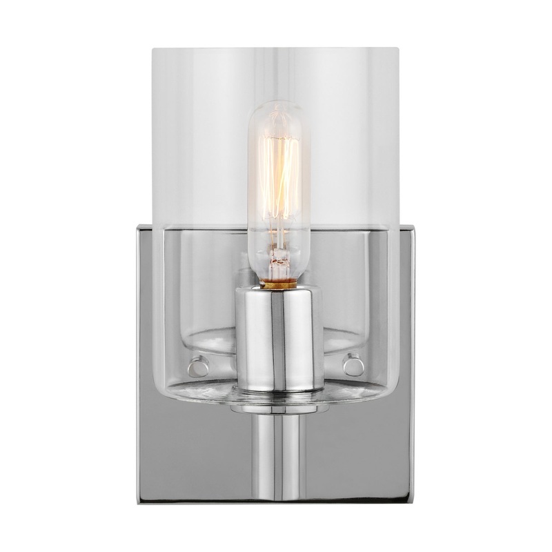 Visual Comfort Studio 4164201-05 Fullton One Light Bath Vanity, Chrome