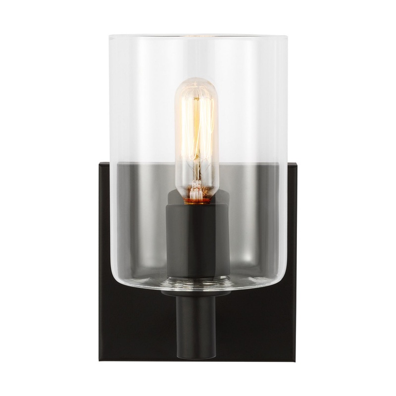 Visual Comfort Studio 4164201-112 Fullton One Light Bath Vanity, Midnight Black