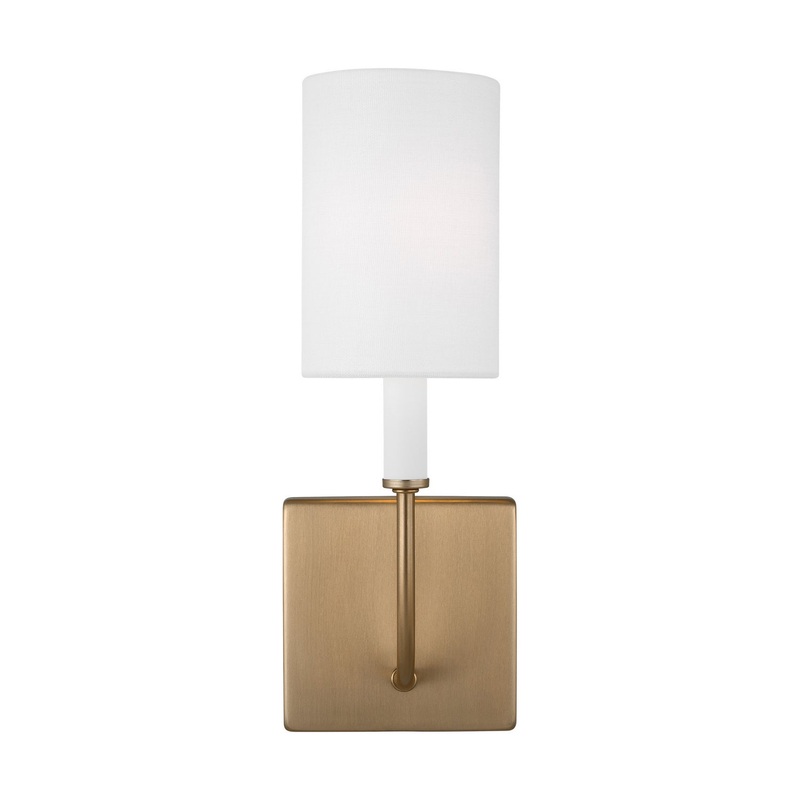 Visual Comfort Studio 4167101-848 Greenwich One Light Bath Vanity, Satin Brass