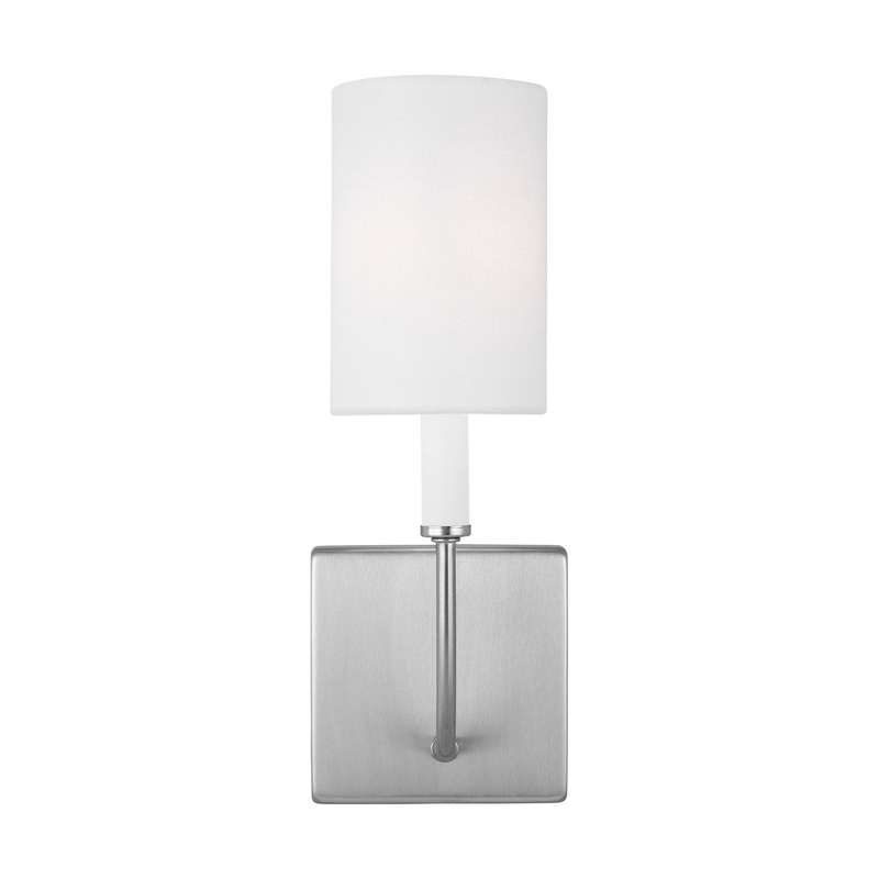 Visual Comfort Studio 4167101-962 Greenwich One Light Bath Vanity, Brushed Nickel
