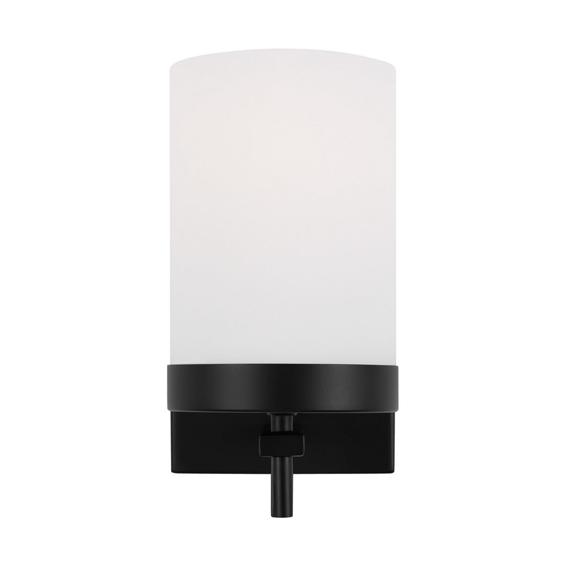 Visual Comfort Studio 4190301-112 Zire One Light Wall / Bath Sconce, Midnight Black