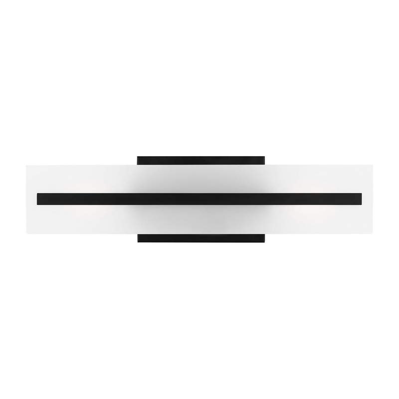 Visual Comfort Studio 4454302-112 Dex Two Light Bath Vanity, Midnight Black