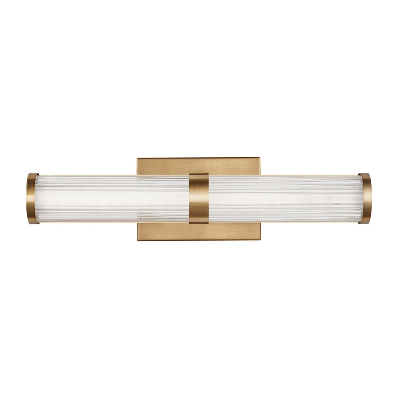 Visual Comfort Studio 4459293S-848 Syden LED Bath Wall Sconce, Satin Brass