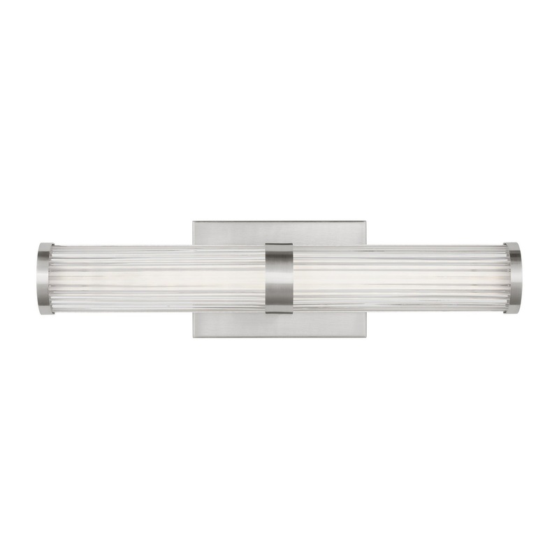 Visual Comfort Studio 4459293S-962 Syden LED Bath Wall Sconce, Brushed Nickel