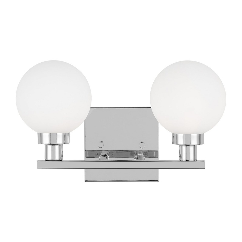 Visual Comfort Studio 4461602-05 Clybourn Two Light Bath Vanity, Chrome