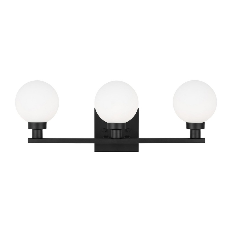 Visual Comfort Studio 4461603-112 Clybourn Three Light Bath Vanity, Midnight Black