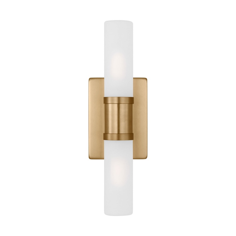 Visual Comfort Studio 4465002-848 Keaton Two Light Bath Vanity, Satin Brass