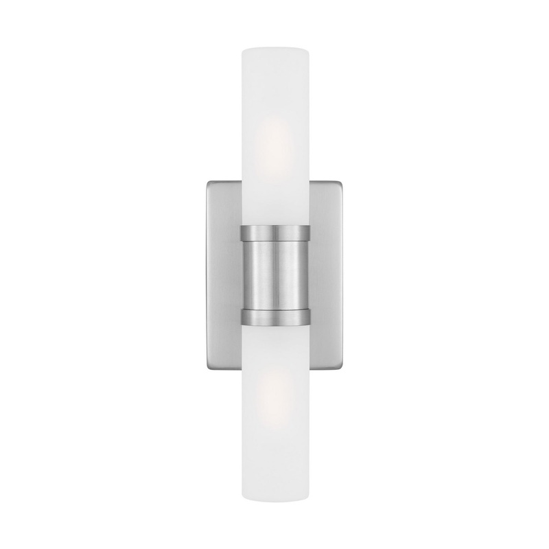 Visual Comfort Studio 4465002-962 Keaton Two Light Bath Vanity, Brushed Nickel