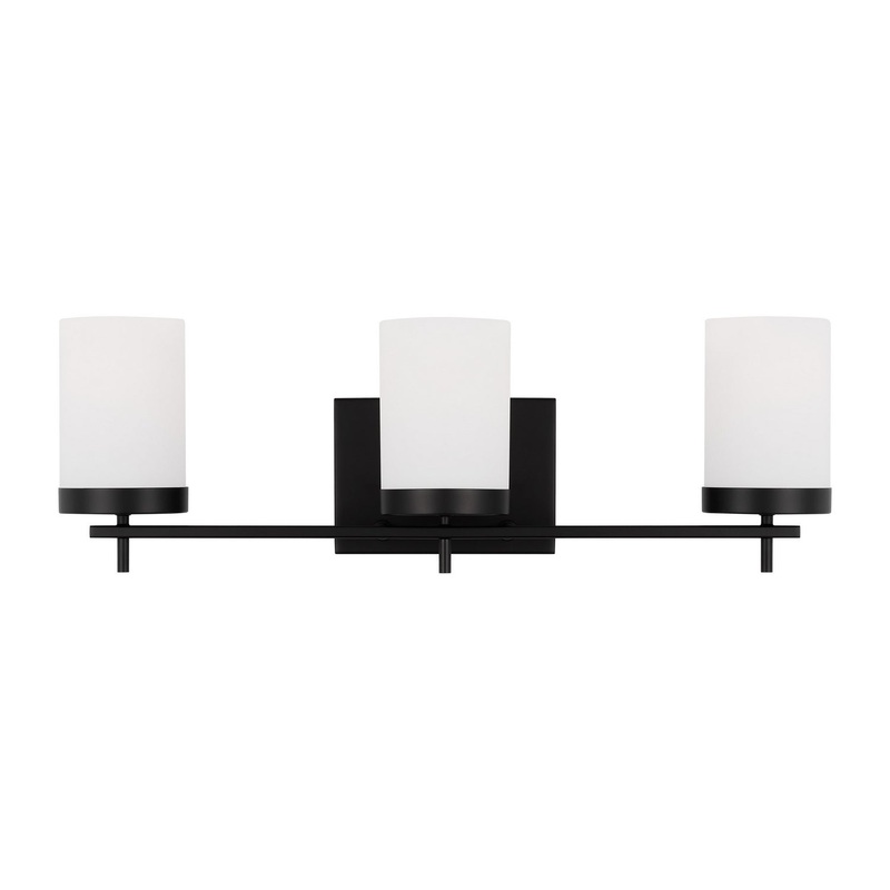 Visual Comfort Studio 4490303-112 Zire Three Light Bath, Midnight Black