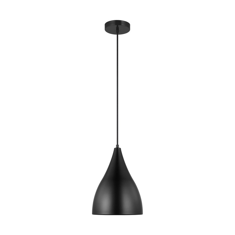 Visual Comfort Studio 6545301EN3-112 Oden LED Pendant, Midnight Black