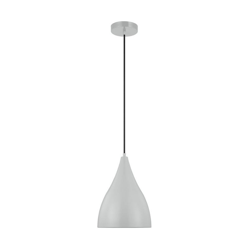 Visual Comfort Studio 6545301EN3-118 Oden LED Pendant, Matte Grey