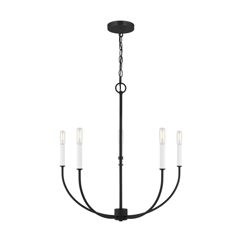 Visual Comfort Studio 3167105EN-112 Greenwich LED Chandelier, Midnight Black