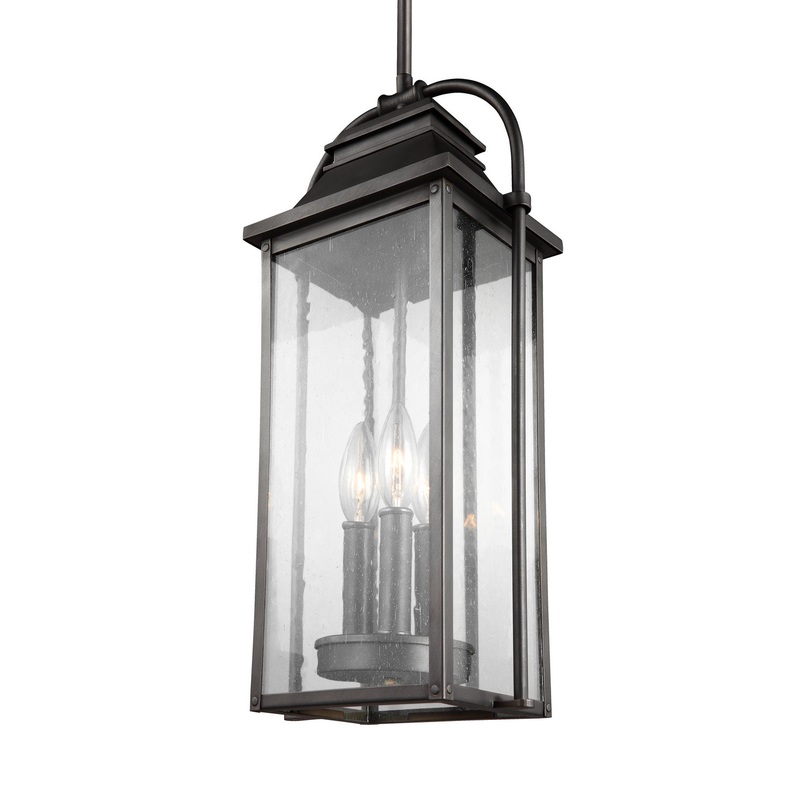 Visual Comfort Studio OL13209ANBZ Wellsworth Three Light Pendant, Antique Bronze