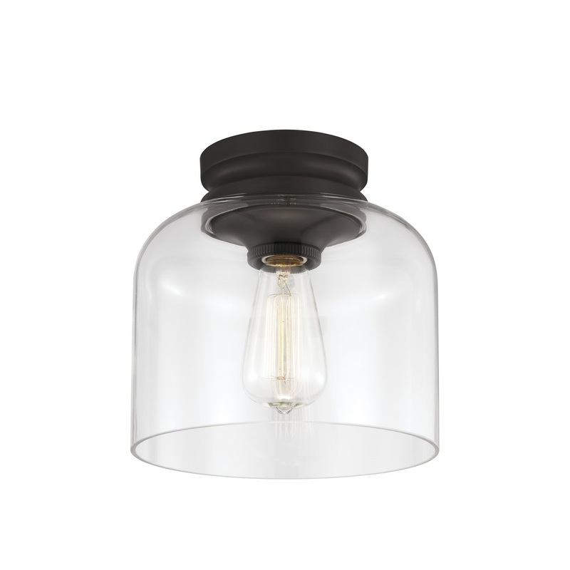 Visual Comfort Studio FM404ORB Hounslow One Light Flush Mount, Oil Rubbed Bronze (Discontinued)