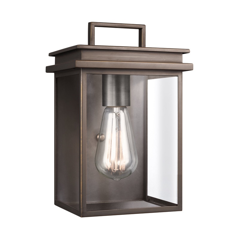Visual Comfort Studio OL13600ANBZ Glenview One Light Outdoor Wall Lantern, Antique Bronze