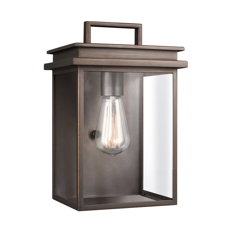 Visual Comfort Studio OL13601ANBZ Glenview One Light Outdoor Wall Lantern, Antique Bronze