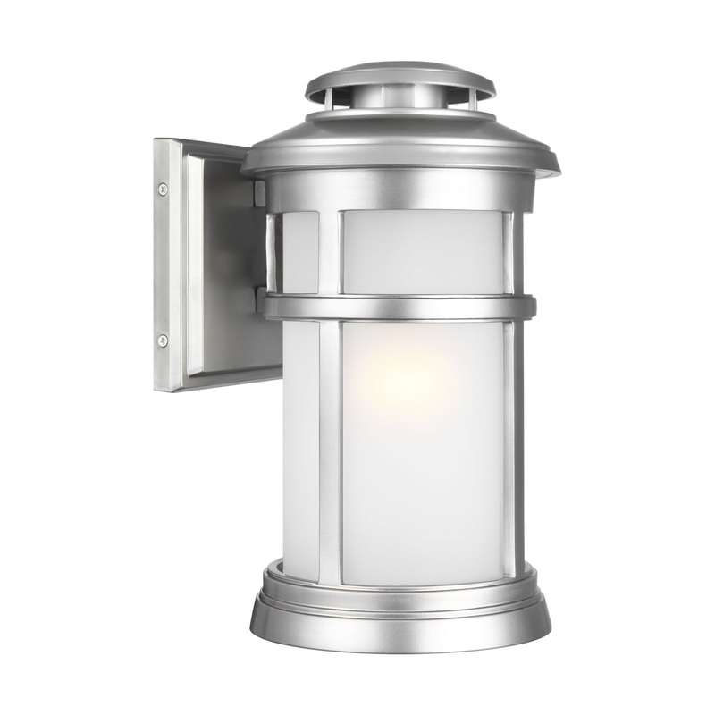 Visual Comfort Studio OL14301PBS Newport One Light Outdoor Wall Lantern, Painted Brushed Steel