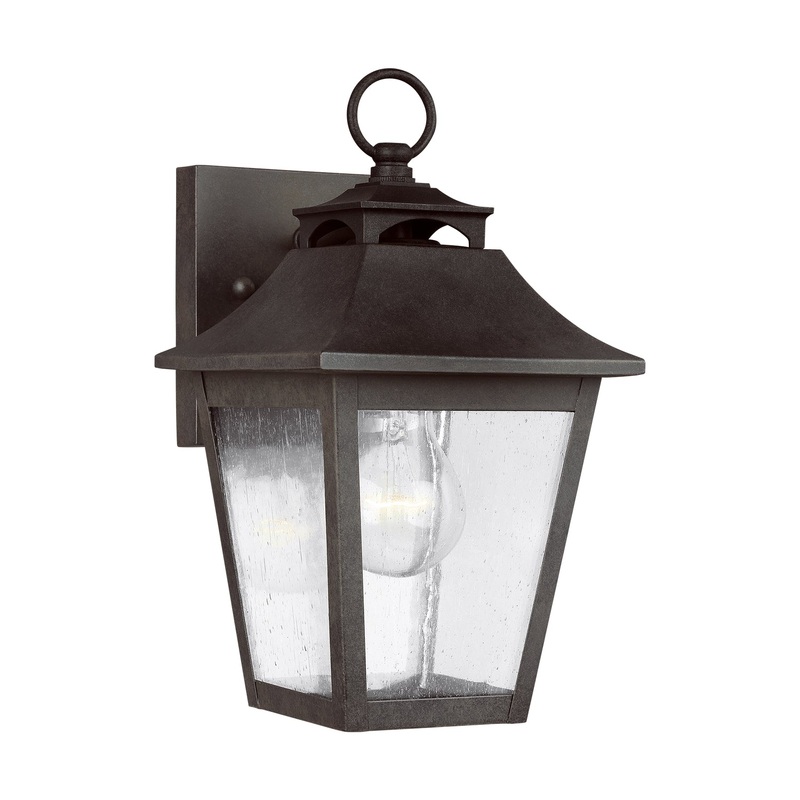 Visual Comfort Studio OL14401SBL Galena One Light Lantern, Sable