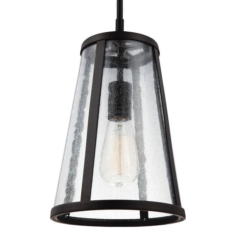 Visual Comfort Studio P1287ORB Harrow One Light Pendant, Oil Rubbed Bronze (Discontinued)