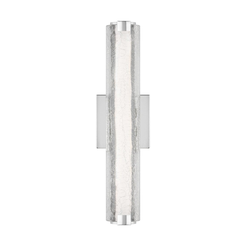 Visual Comfort Studio WB1867CH-L1 Cutler LED Wall Sconce, Chrome
