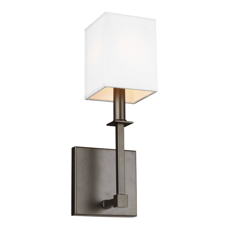 Visual Comfort Studio WB1872ANBZ Quinn One Light Wall Sconce, Antique Bronze