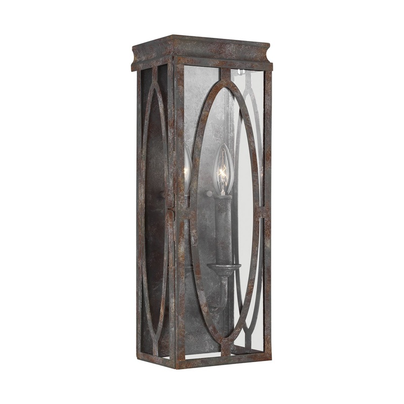 Visual Comfort Studio WB1884DA Patrice Two Light Wall Sconce, Deep Abyss