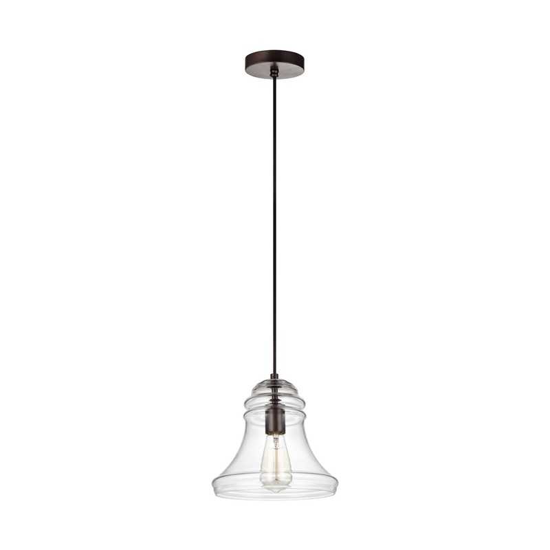 Visual Comfort Studio P1440ORB Doyle One Light Mini-Pendant, Oil Rubbed Bronze (Discontinued)