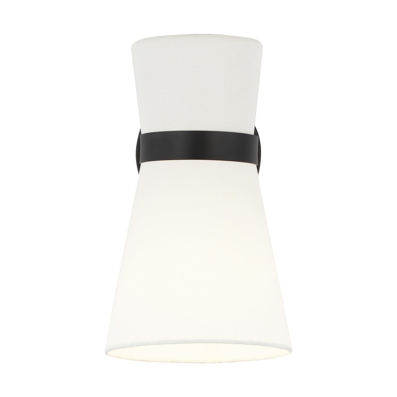 Visual Comfort Studio 4190501EN3-112 Clark One Light Wall / Bath Sconce, Midnight Black