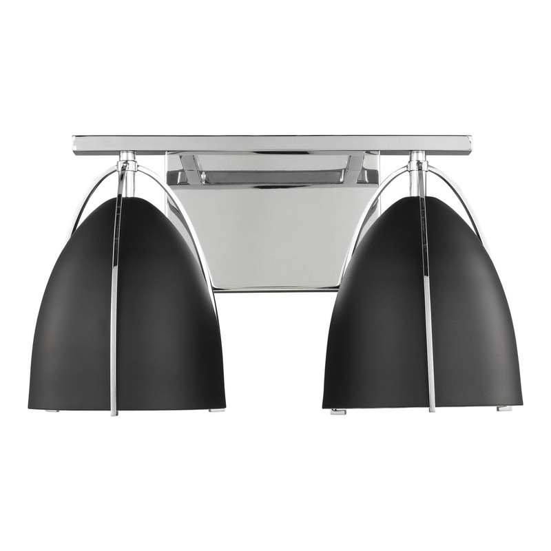 Visual Comfort Studio 4451702-05 Norman Two Light Wall / Bath, Chrome