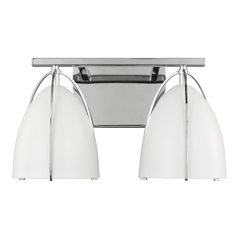 Visual Comfort Studio 4451802-05 Norman Two Light Wall / Bath, Chrome