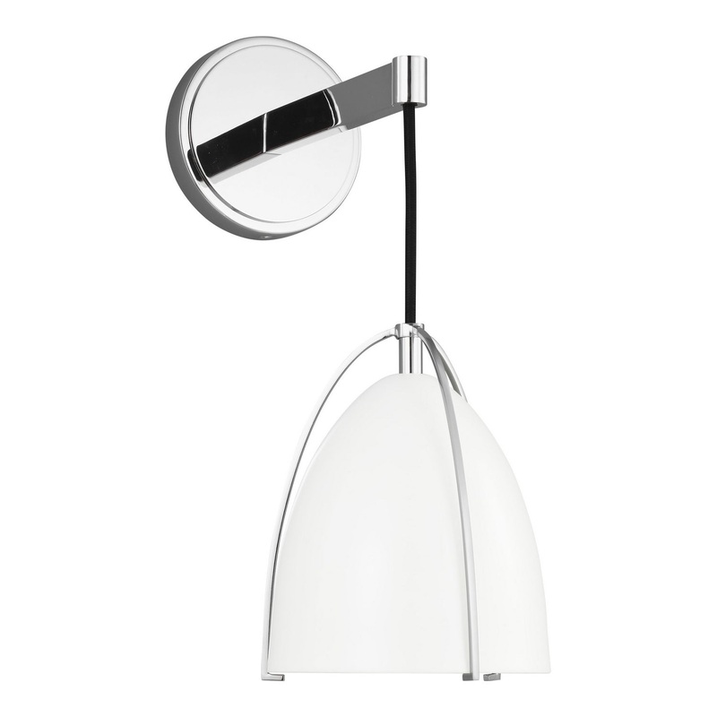 Visual Comfort Studio 4151801-05 Norman One Light Wall / Bath Sconce, Chrome