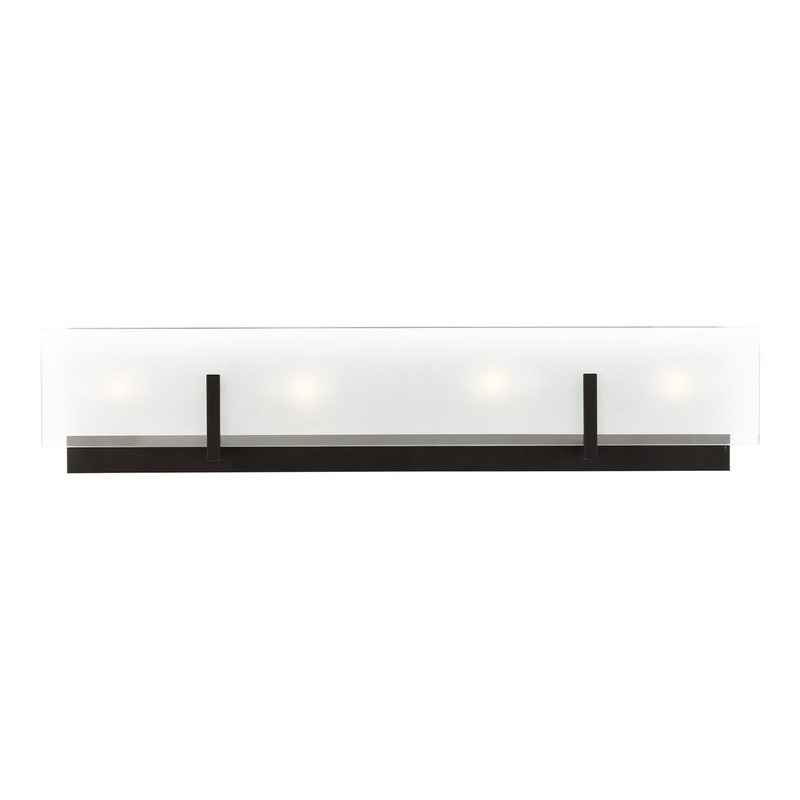 Visual Comfort Studio 4430804-112 Syll Four Light Wall / Bath, Midnight Black