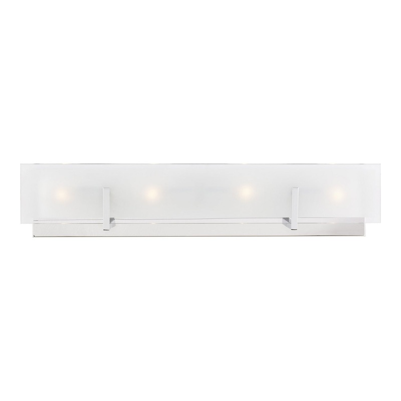 Visual Comfort Studio 4430804EN-05 Syll Four Light Wall / Bath, Chrome
