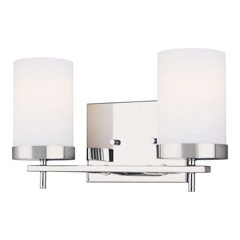 Visual Comfort Studio 4490302-05 Zire Two Light Wall / Bath, Chrome