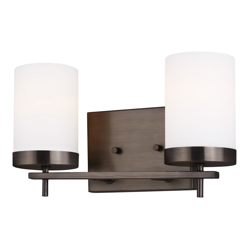 Visual Comfort Studio 4490302-778 Zire Two Light Wall / Bath, Brushed Oil Rubbed Bronze